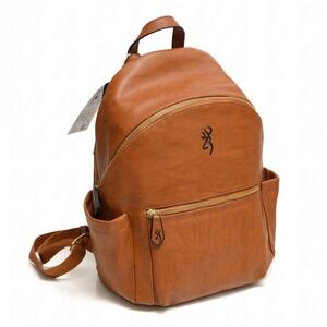 Browning Harper Concealed Carry Backpack Purse CCW Gun Handbag Brown Leather NWT